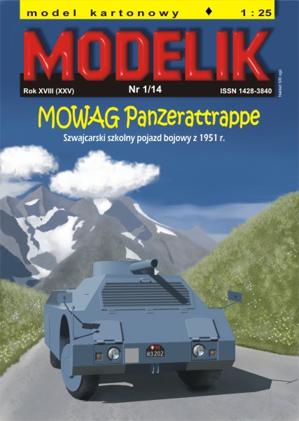 nr kat. 1401: MOWAG Panzeratrappe